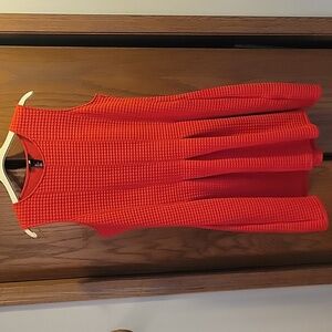 Sleeveless H&M Red Textured Dress